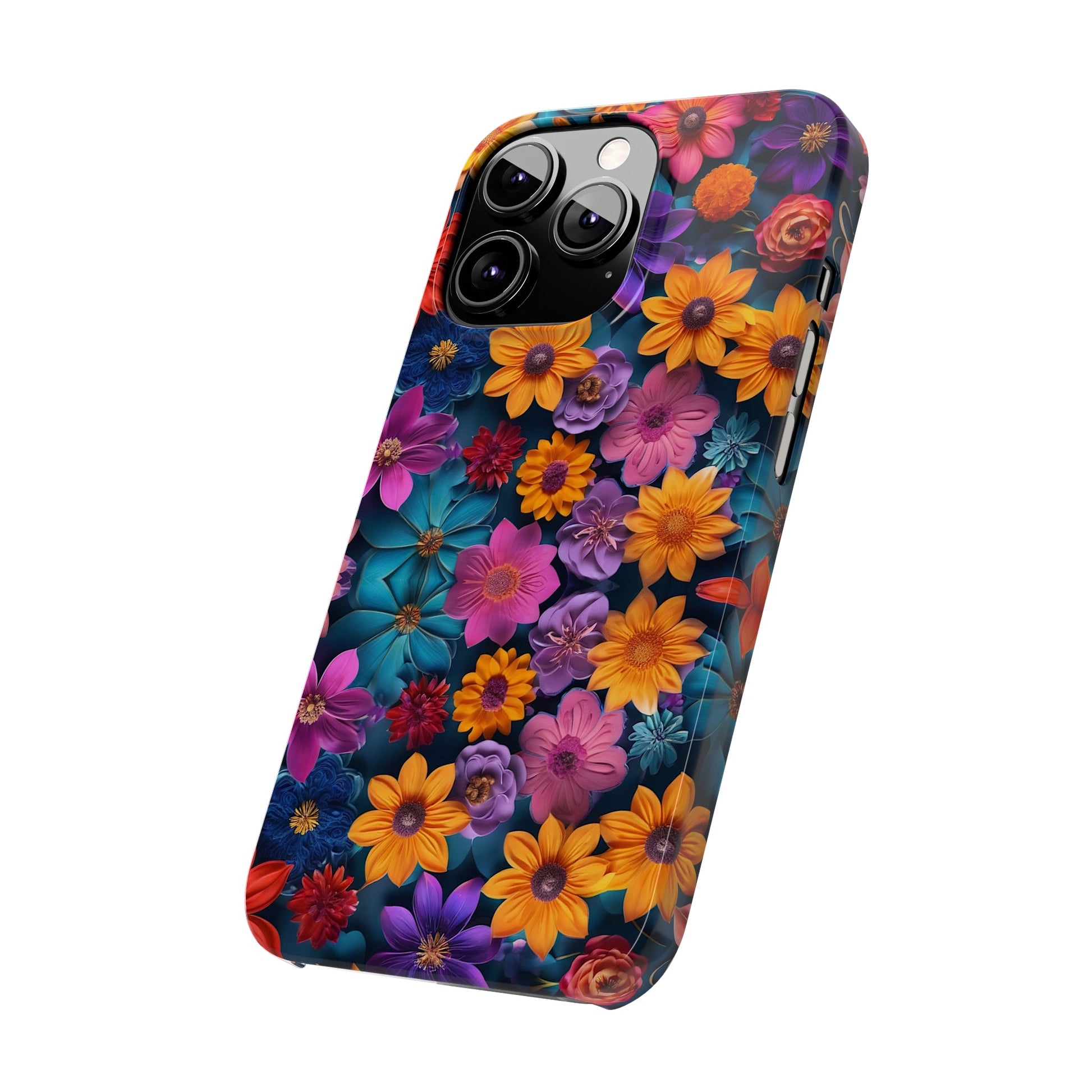 Pinwheel Flower Slim Phone Case - Colorwink