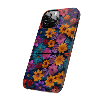 Pinwheel Flower Slim Phone Case - Colorwink