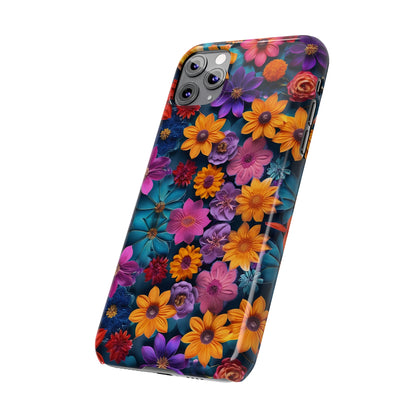 Pinwheel Flower Slim Phone Case - Colorwink