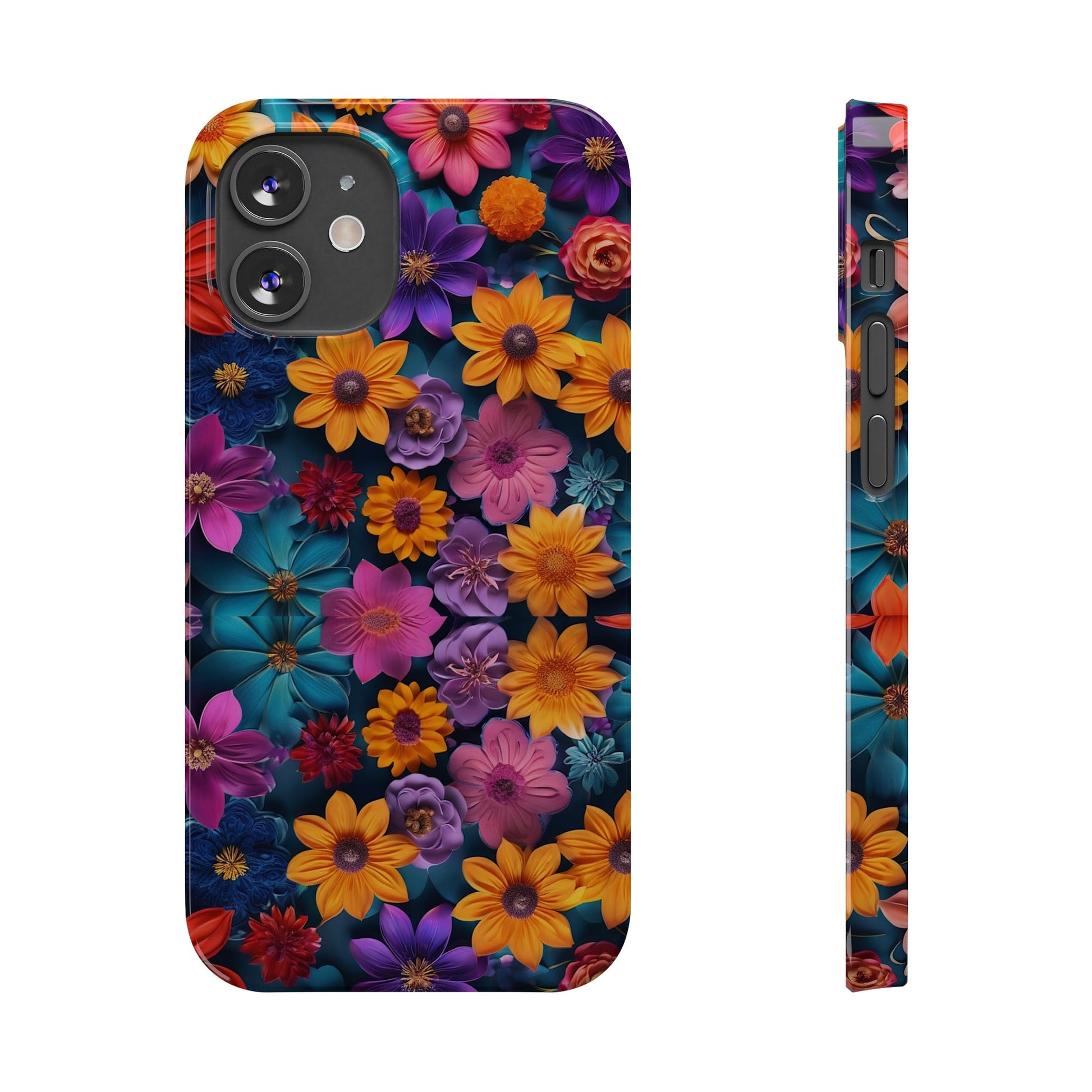 Pinwheel Flower Slim Phone Case - Colorwink