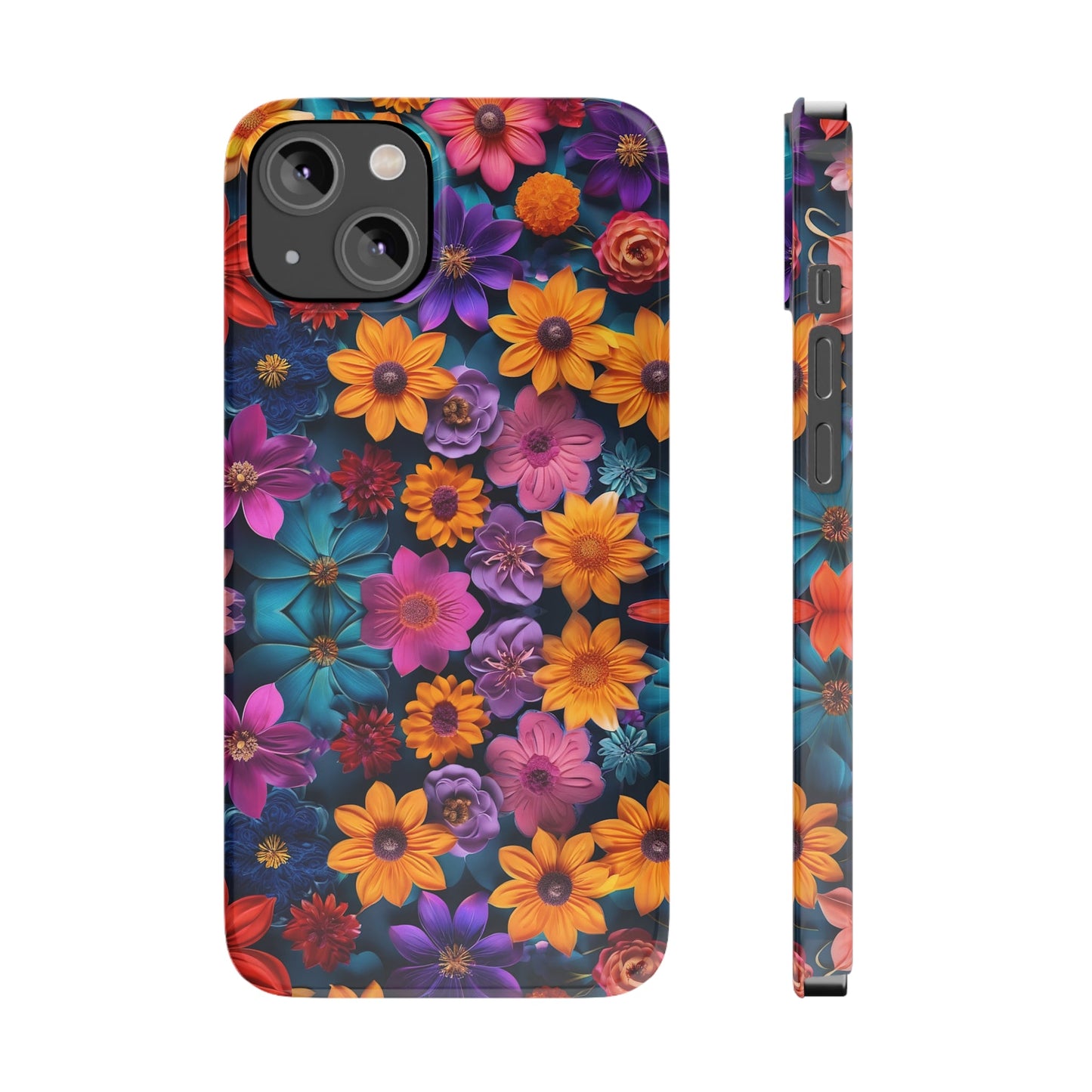 Pinwheel Flower Slim Phone Case - Colorwink