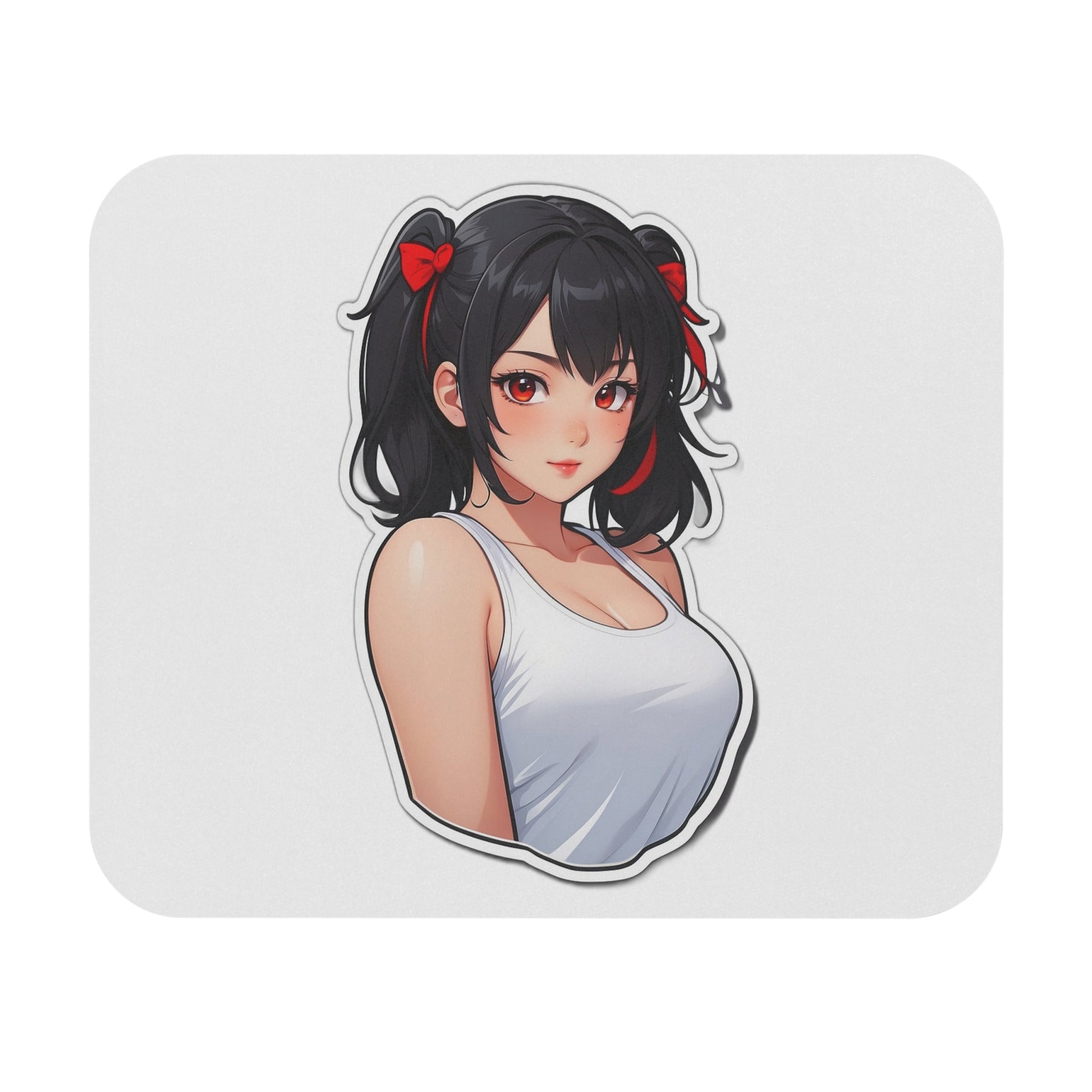 Pixel Princess: 2D Girl Mouse Pad - Colorwink