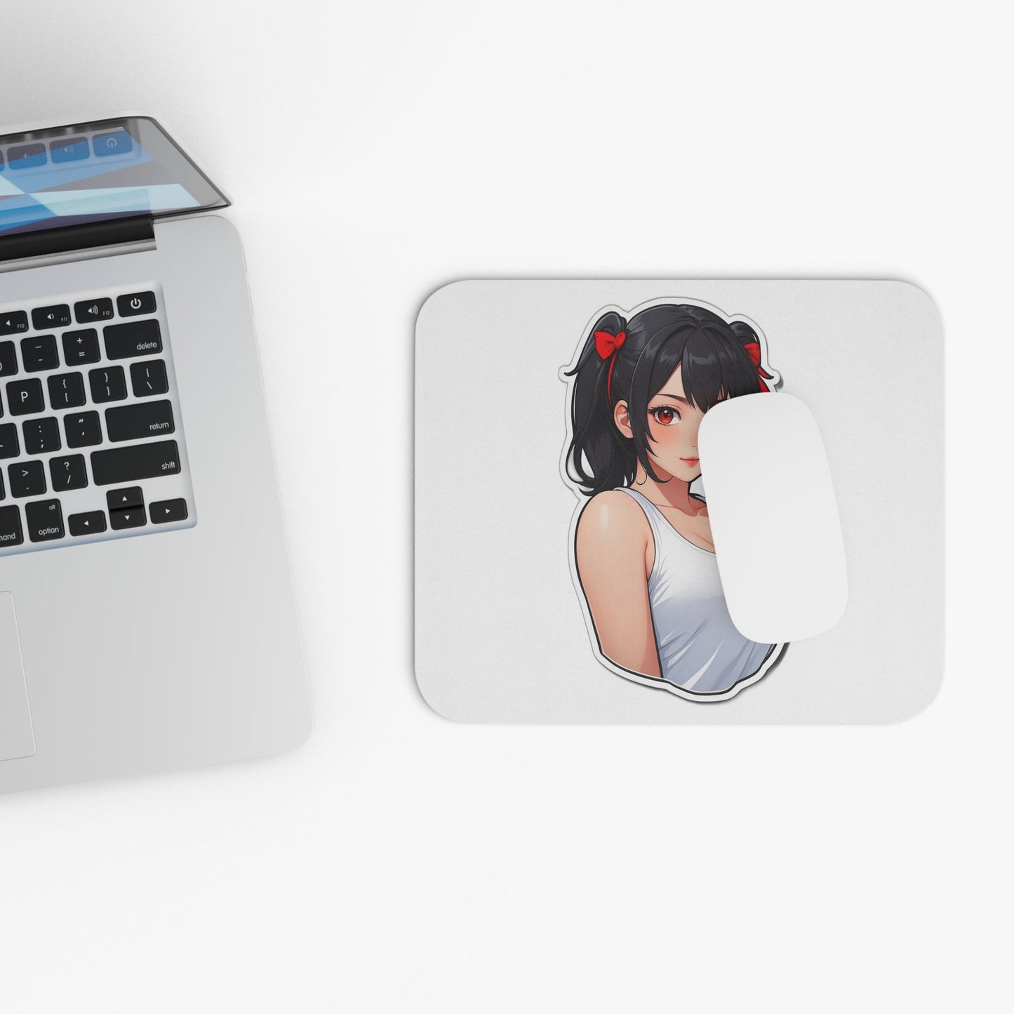 Pixel Princess: 2D Girl Mouse Pad - Colorwink