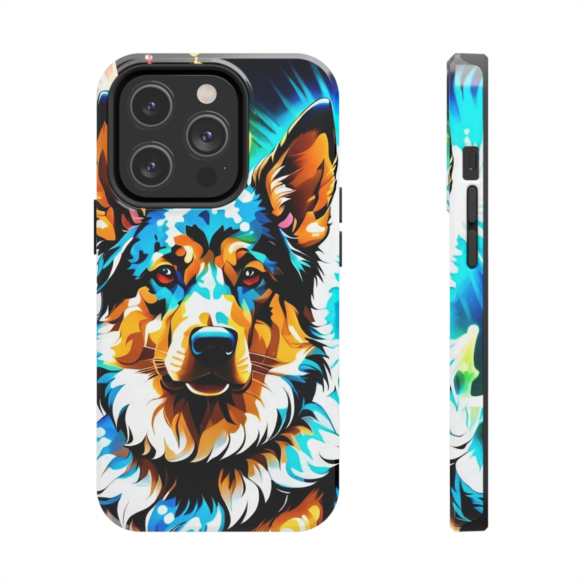 Psychedelic Dog Tough Case - Colorwink