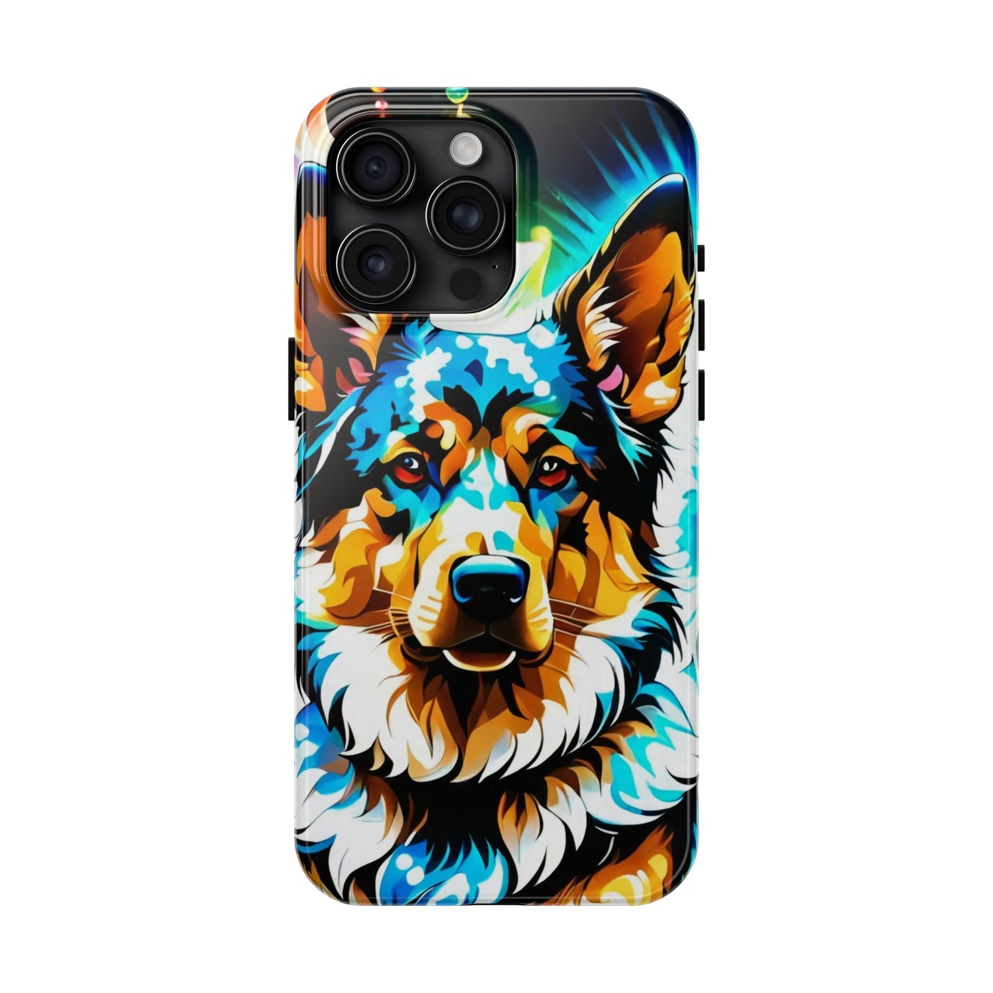 Psychedelic Dog Tough Case - Colorwink