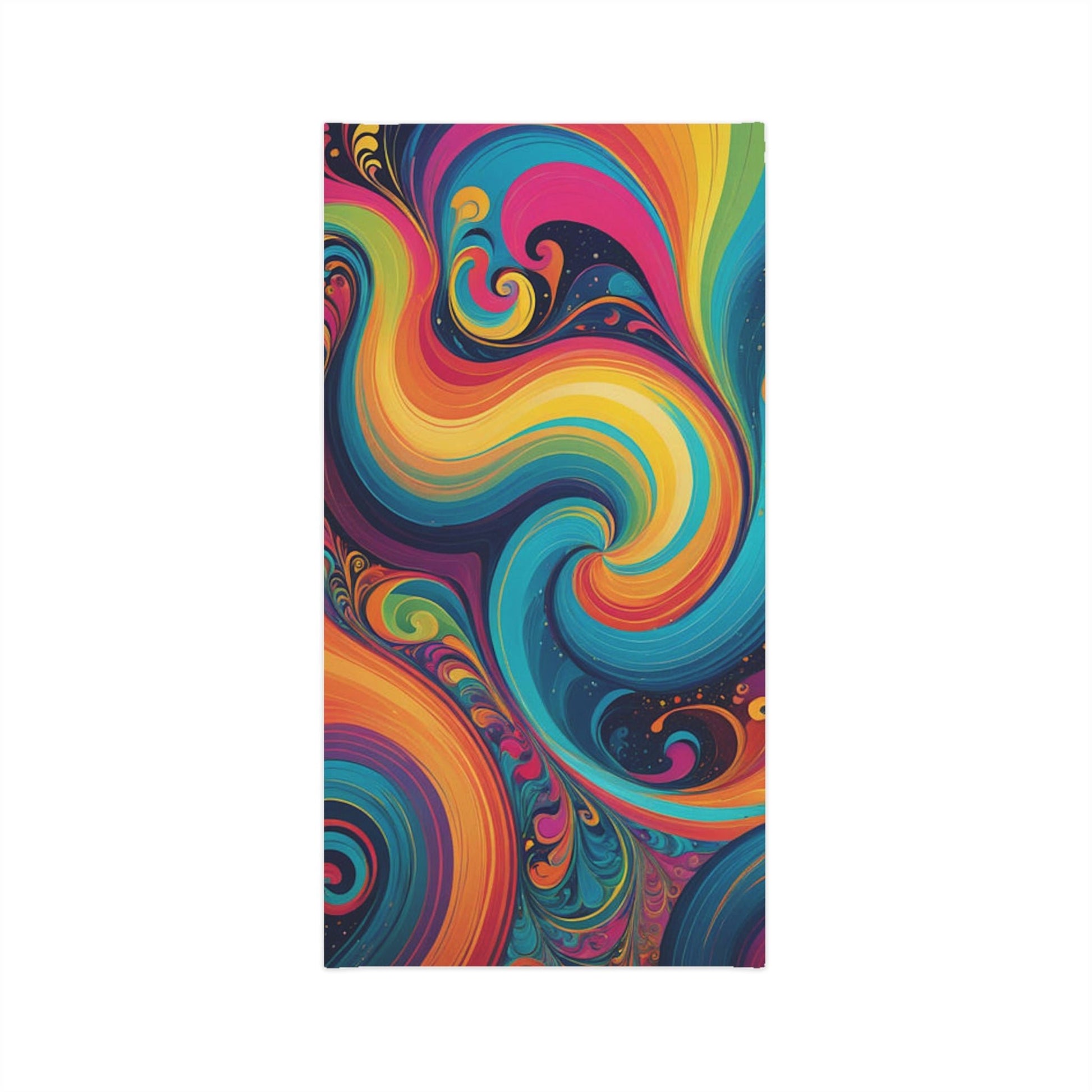 Psychedelic Floral Art Neck Gaiter - Colorwink