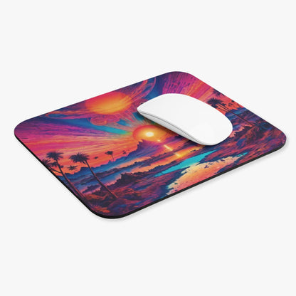 Psychedelic Sunset Mouse Pad - Colorwink