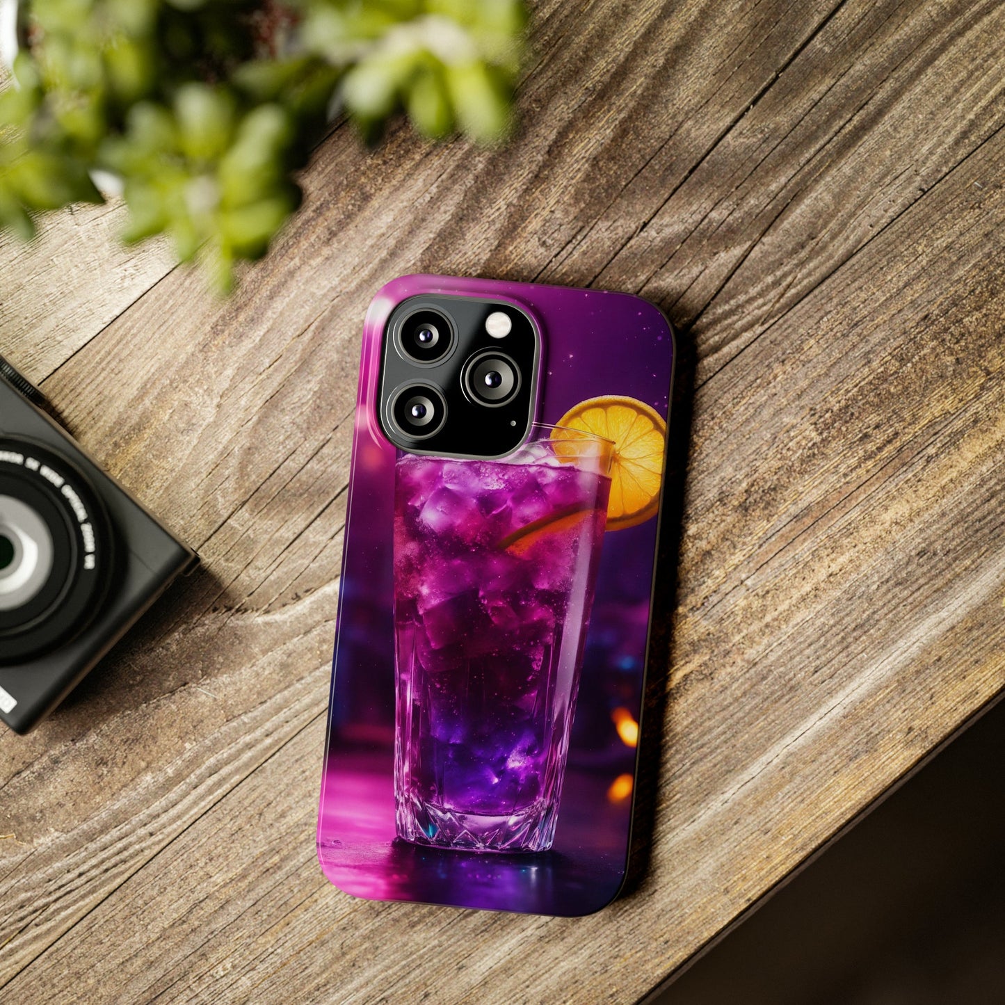 Purple Drink Slim Phone Case - Colorwink