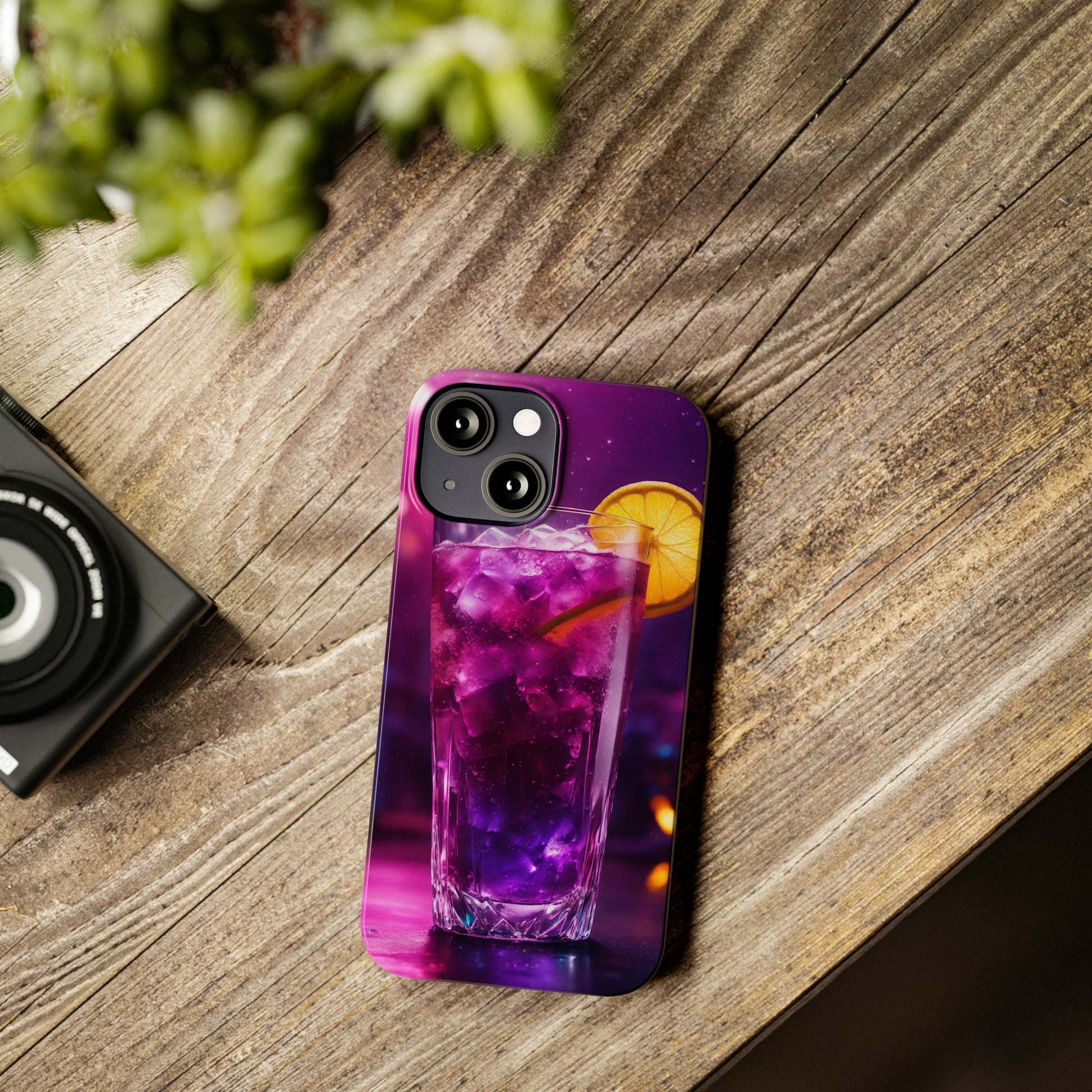 Purple Drink Slim Phone Case - Colorwink