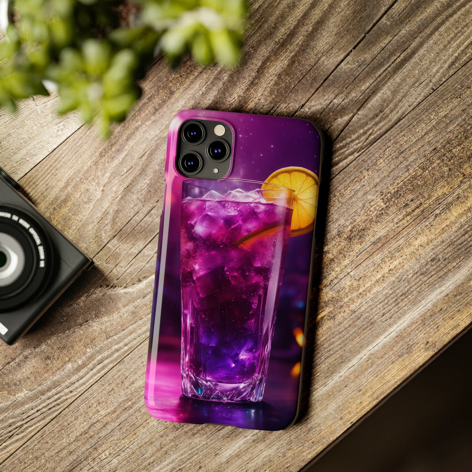 Purple Drink Slim Phone Case - Colorwink