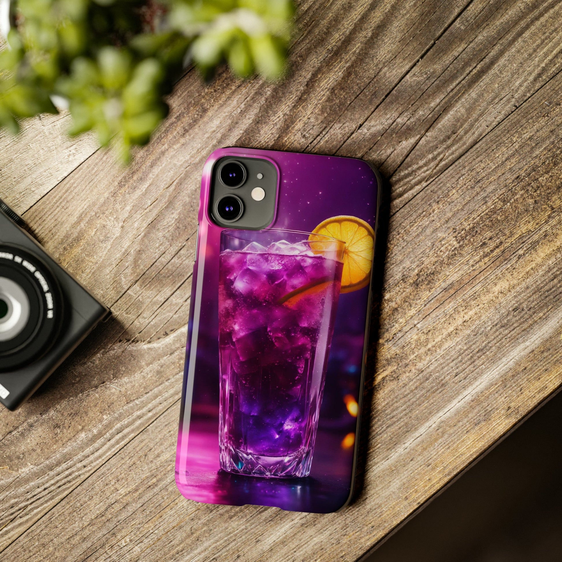 Purple Drink Slim Phone Case - Colorwink