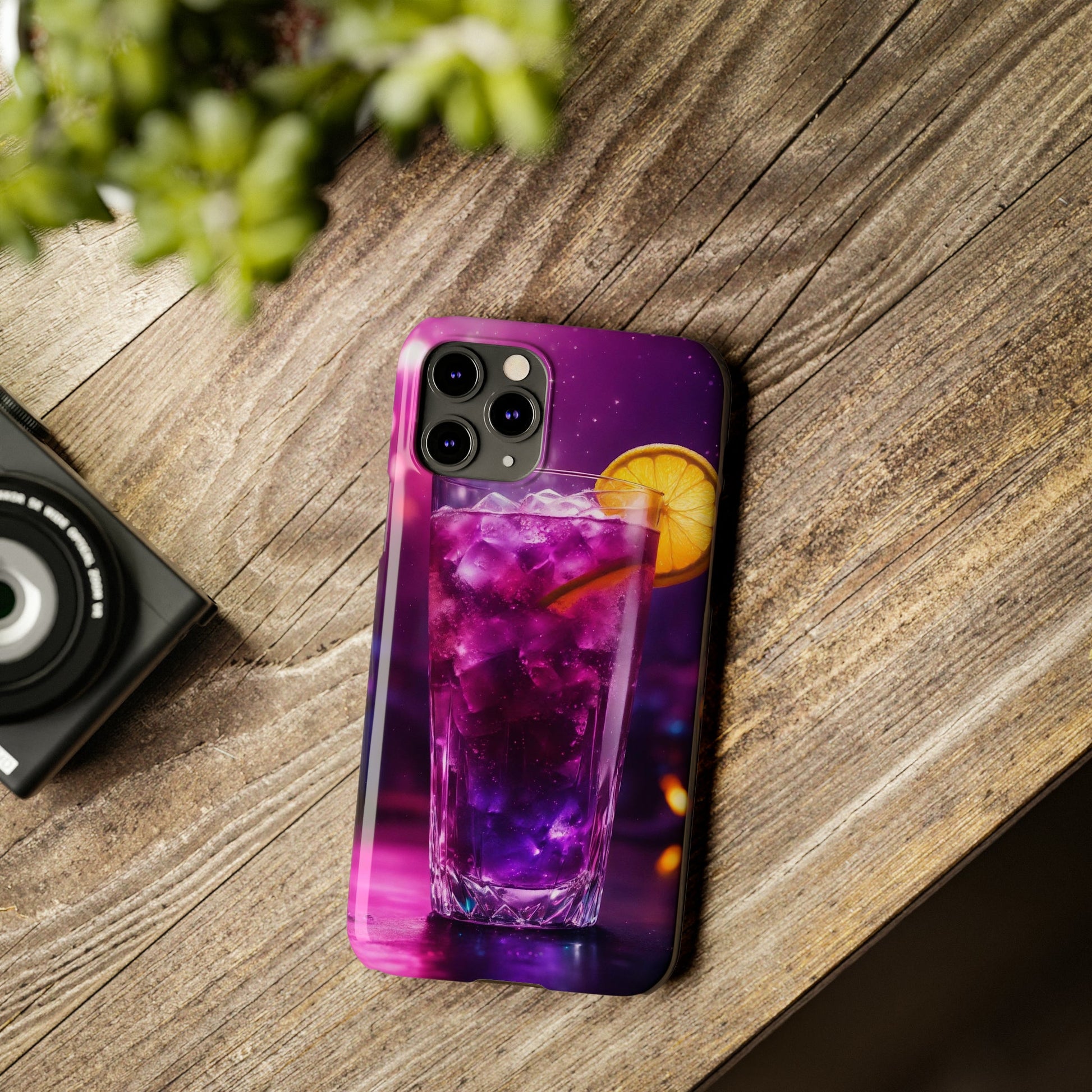 Purple Drink Slim Phone Case - Colorwink