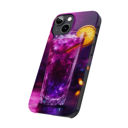 Purple Drink Slim Phone Case - Colorwink