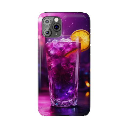 Purple Drink Slim Phone Case - Colorwink