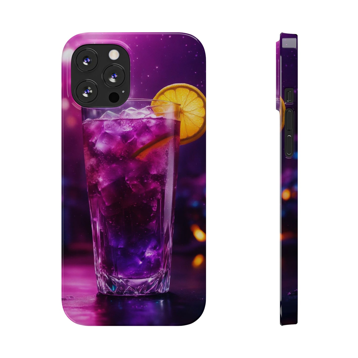 Purple Drink Slim Phone Case - Colorwink