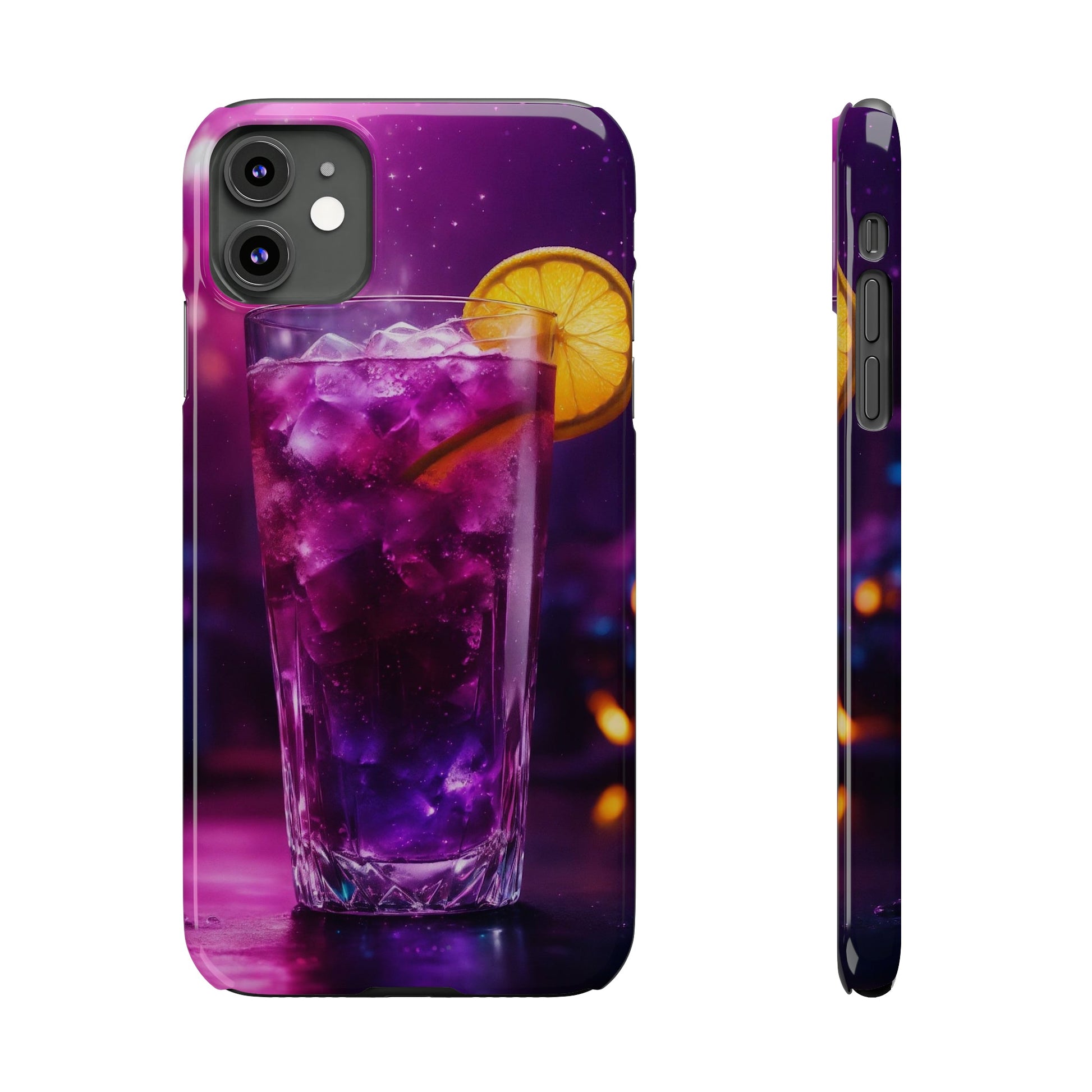 Purple Drink Slim Phone Case - Colorwink