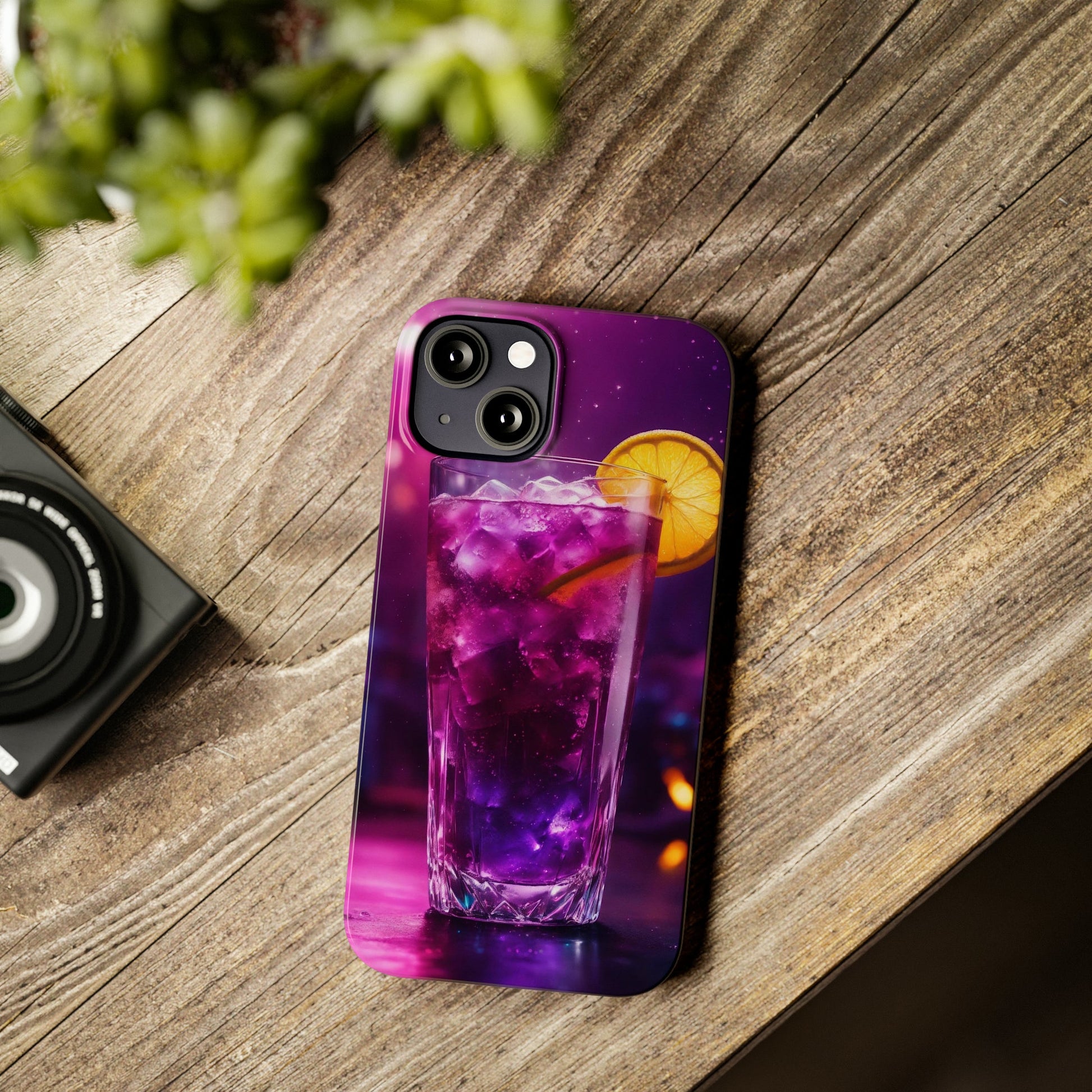 Purple Drink Slim Phone Case - Colorwink