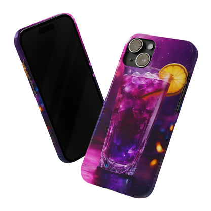 Purple Drink Slim Phone Case - Colorwink