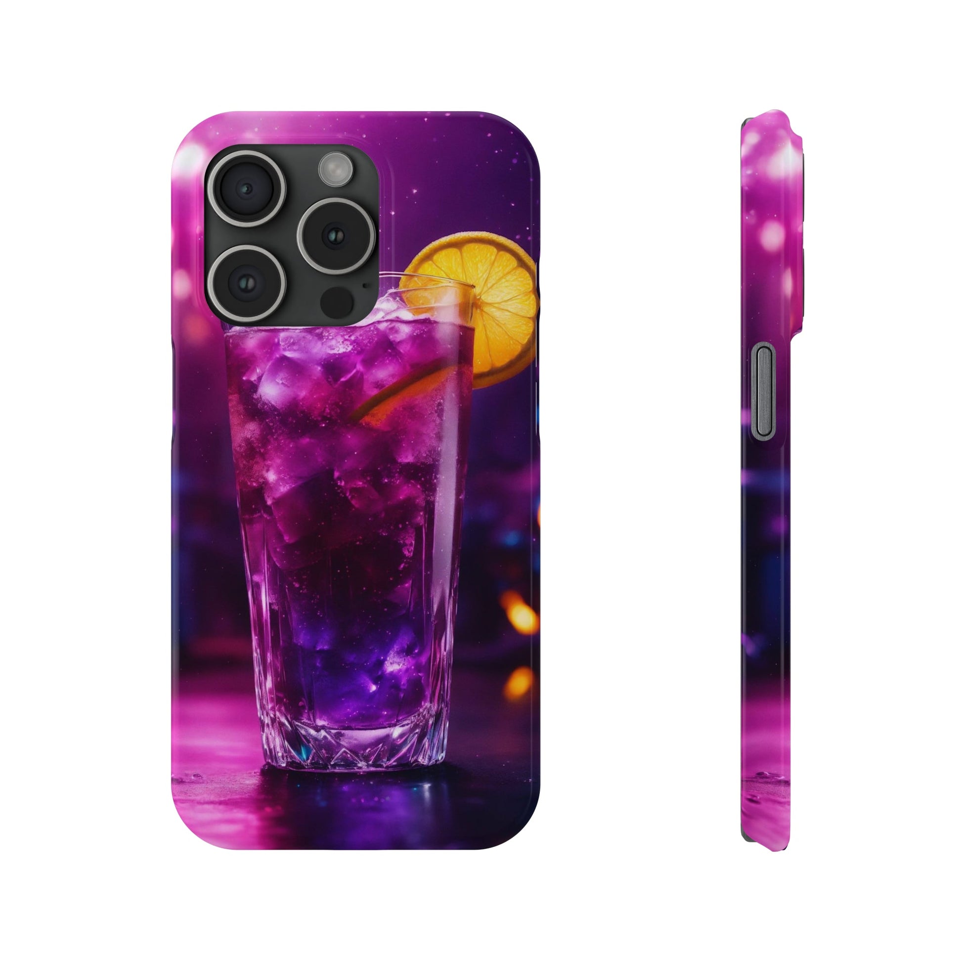 Purple Drink Slim Phone Case - Colorwink