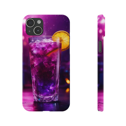 Purple Drink Slim Phone Case - Colorwink