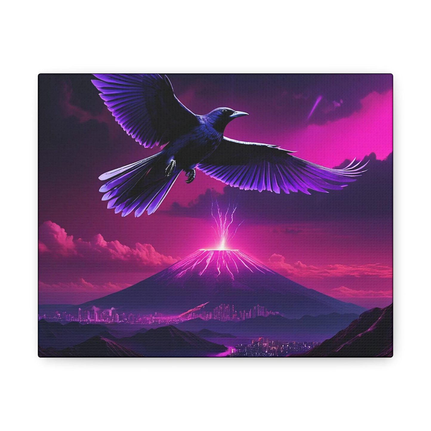 Raven Art Canvas - Colorwink