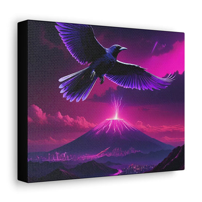 Raven Art Canvas - Colorwink