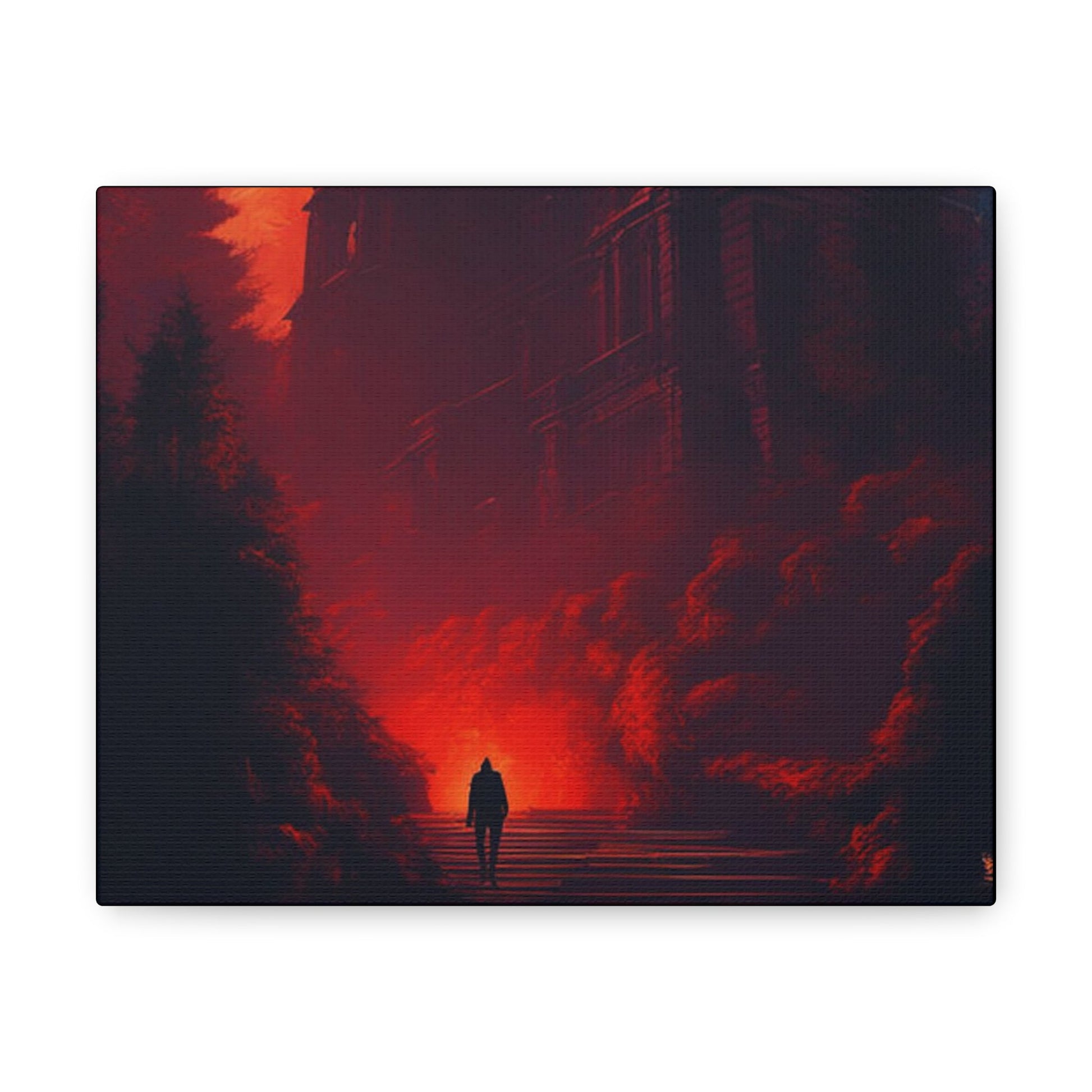 Red Art Canvas - Colorwink