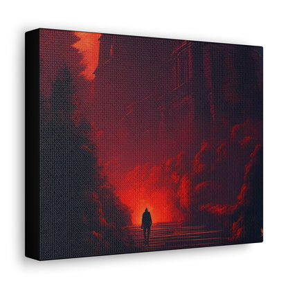 Red Art Canvas - Colorwink