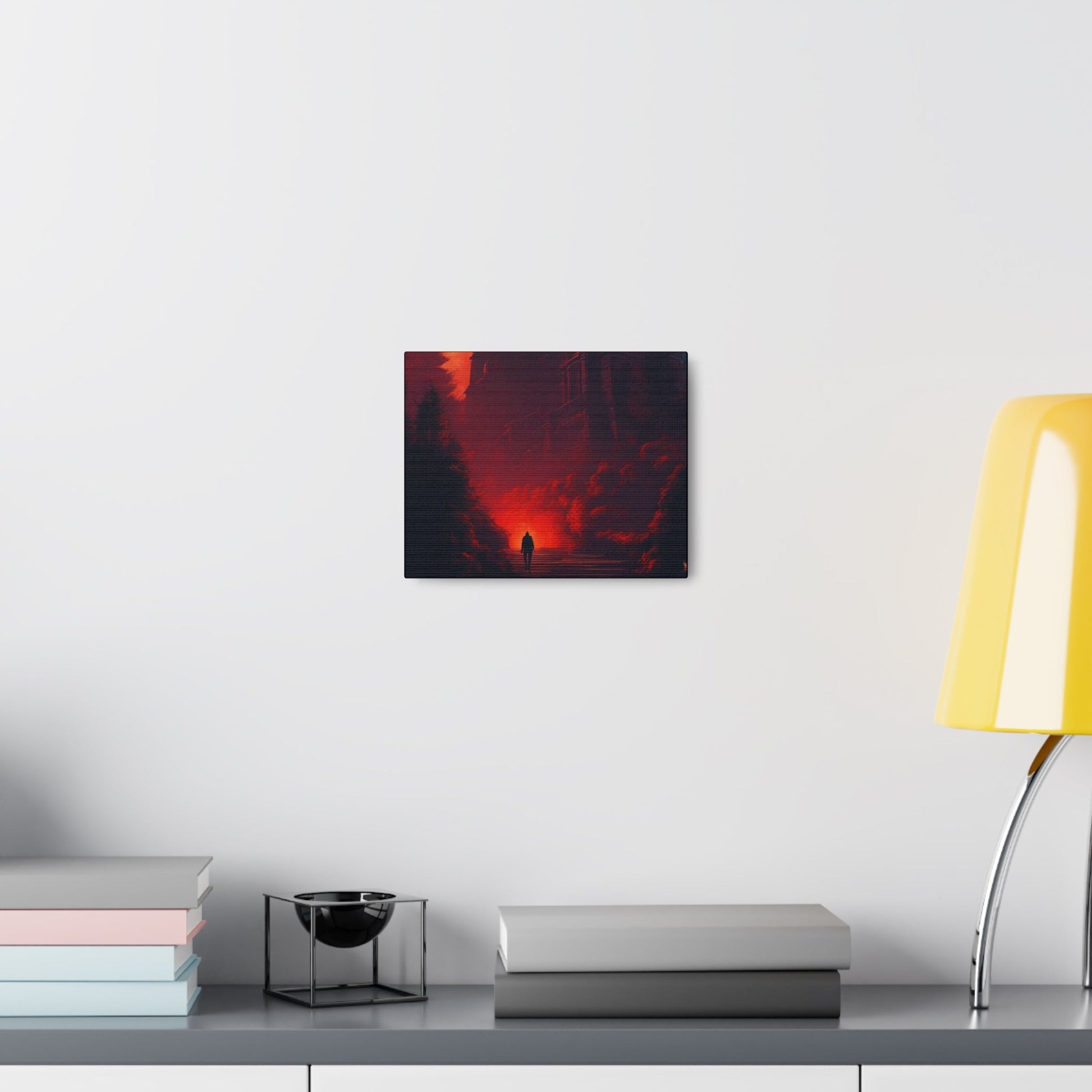 Red Art Canvas - Colorwink