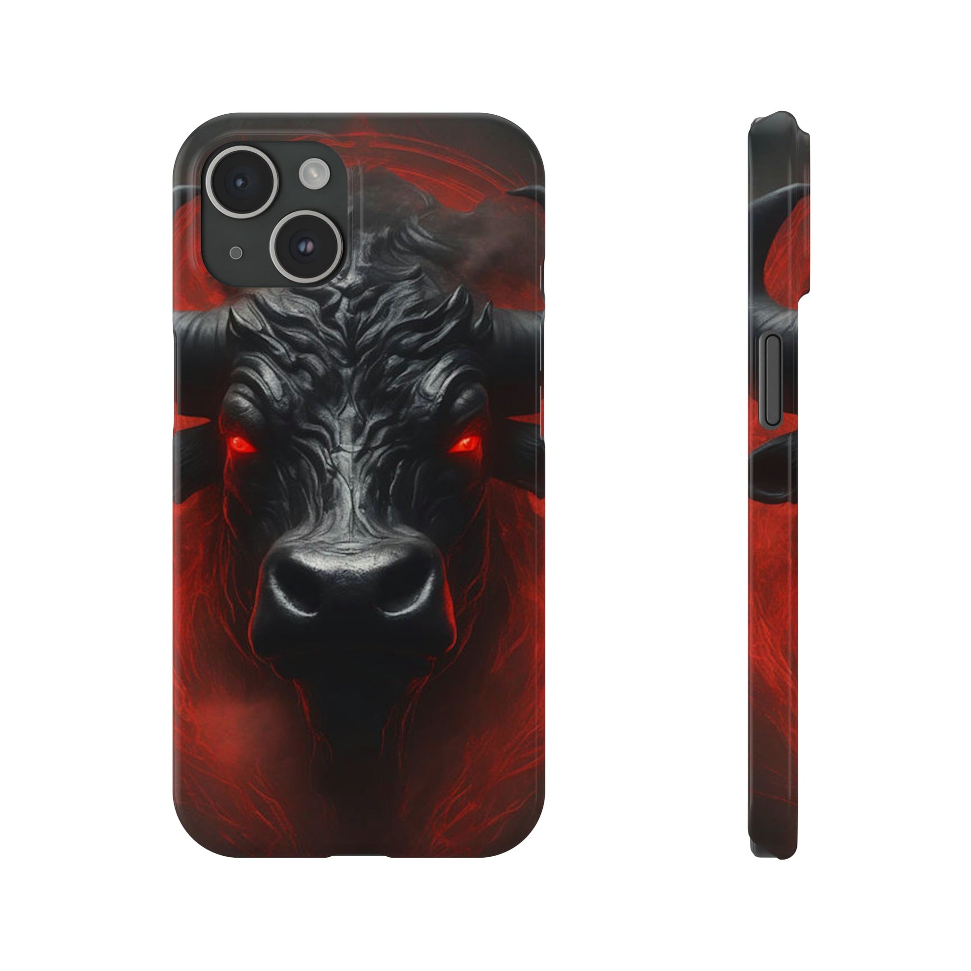 Red Eye Bull Slim Phone Case - Colorwink