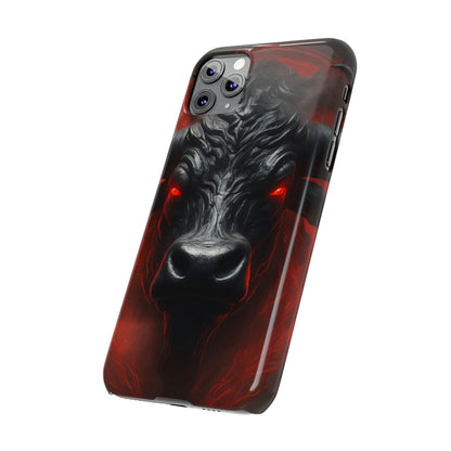 Red Eye Bull Slim Phone Case - Colorwink