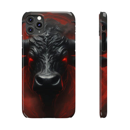 Red Eye Bull Slim Phone Case - Colorwink