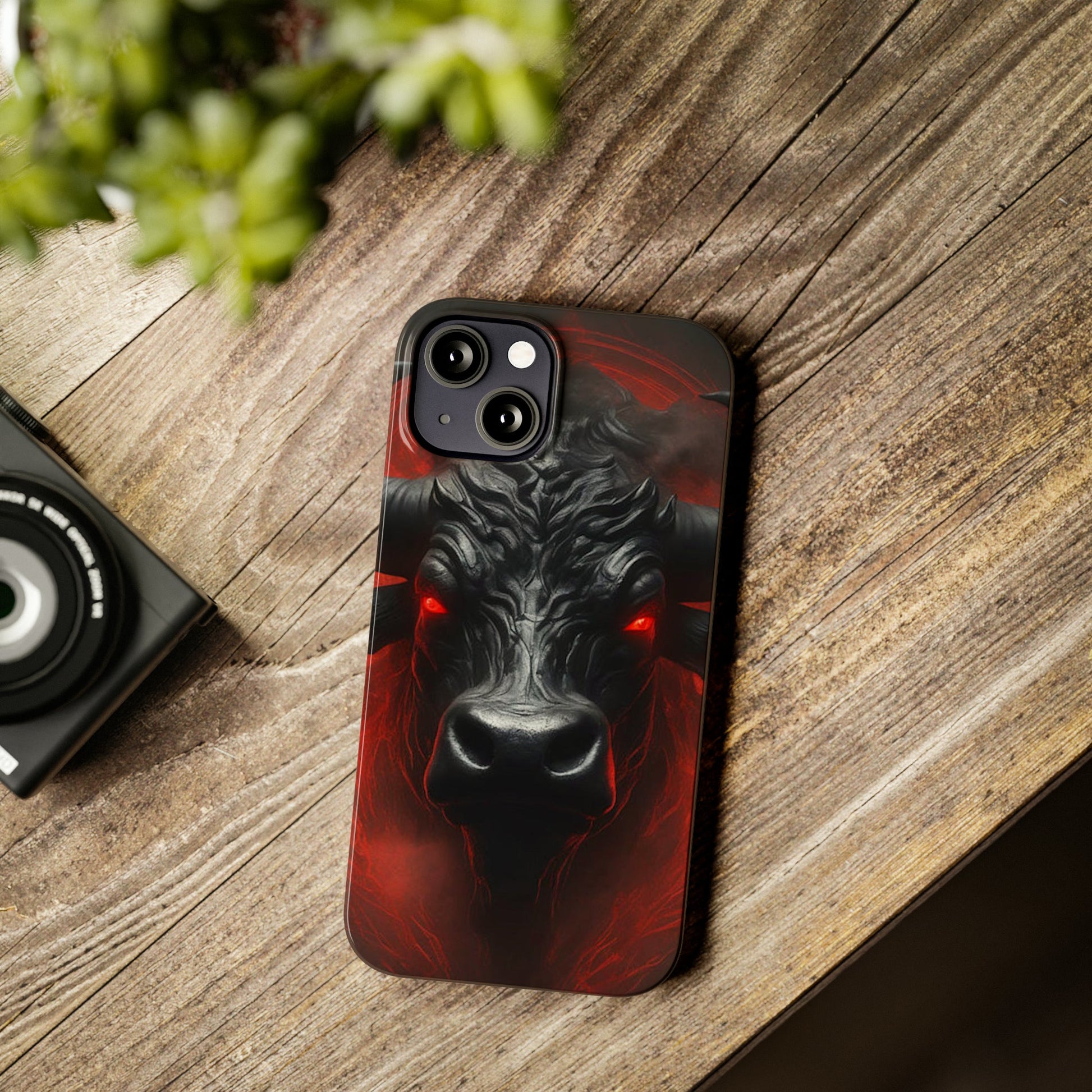 Red Eye Bull Slim Phone Case - Colorwink