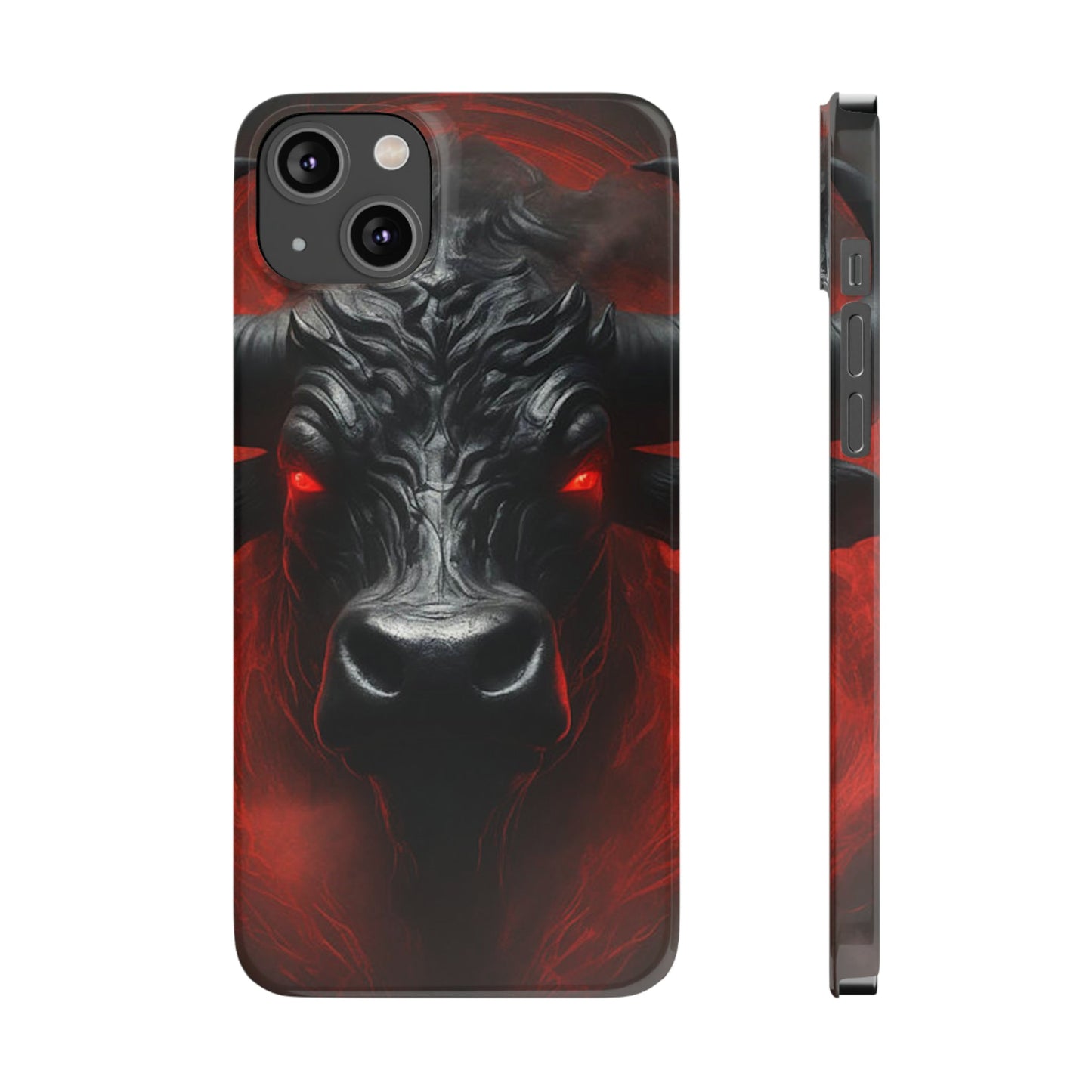 Red Eye Bull Slim Phone Case - Colorwink