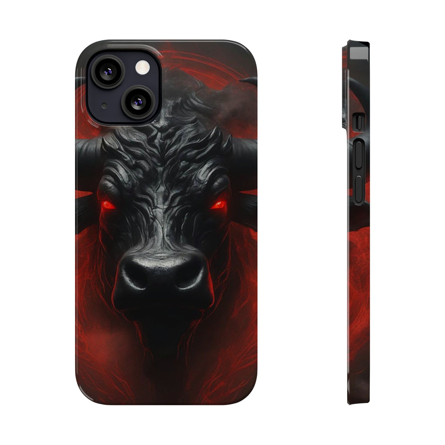 Red Eye Bull Slim Phone Case - Colorwink