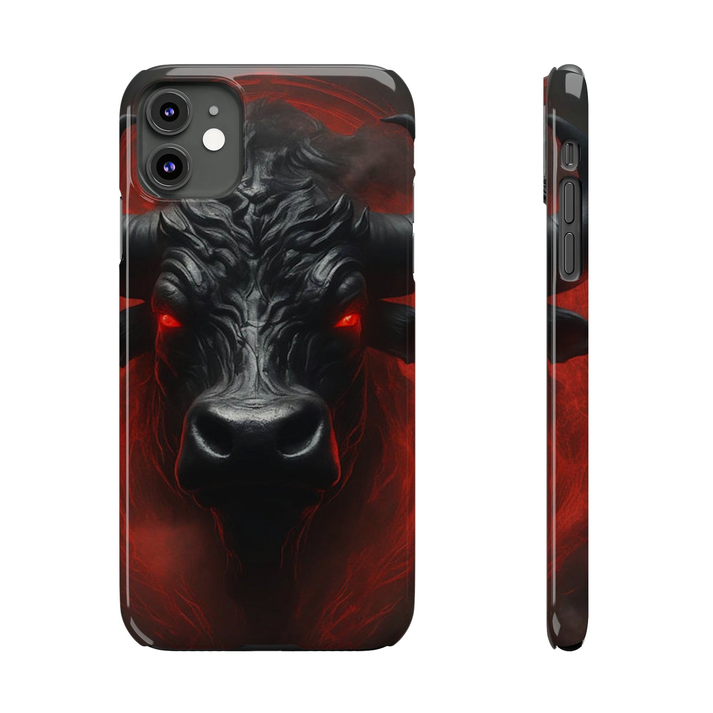 Red Eye Bull Slim Phone Case - Colorwink