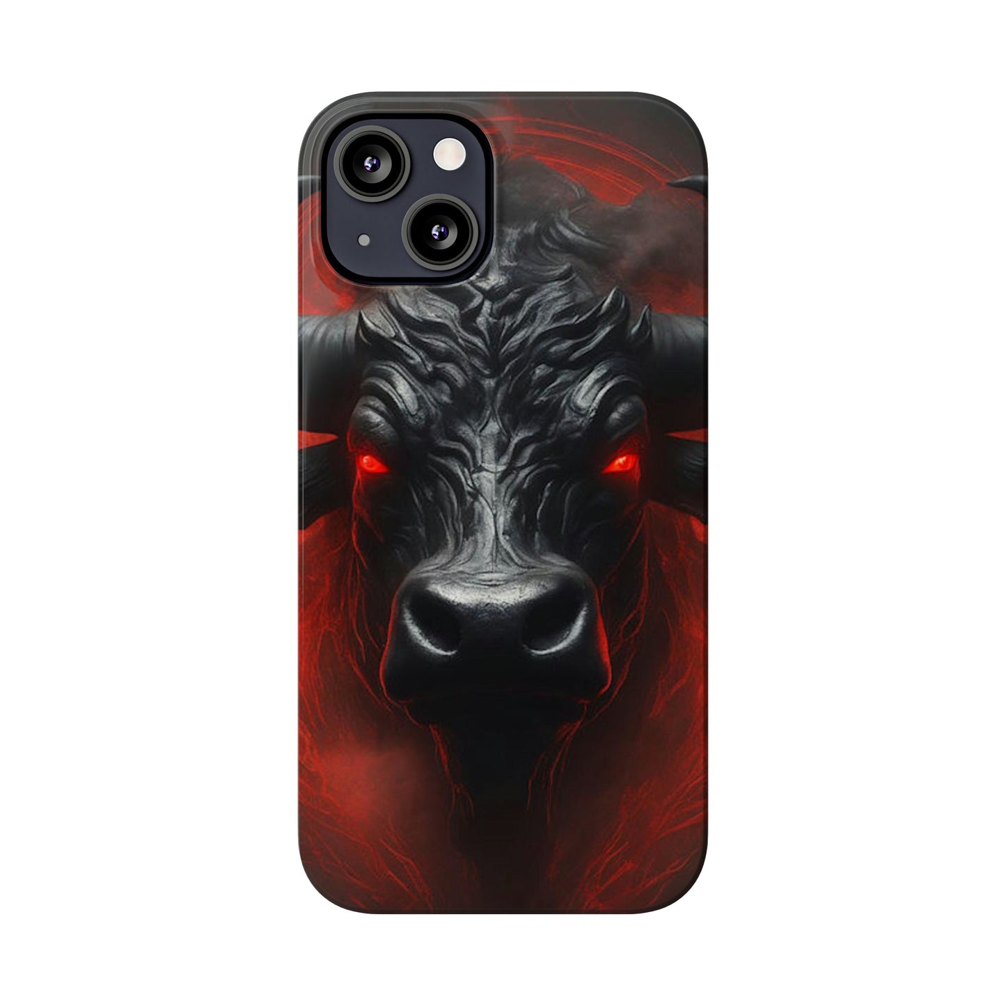 Red Eye Bull Slim Phone Case - Colorwink