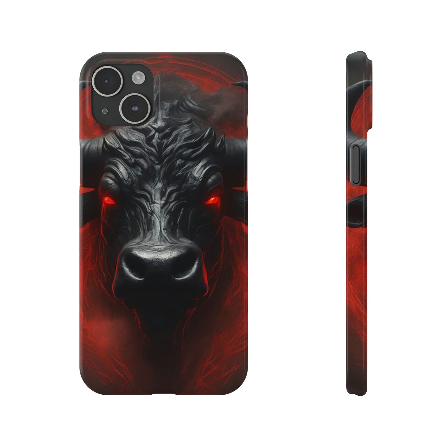 Red Eye Bull Slim Phone Case - Colorwink