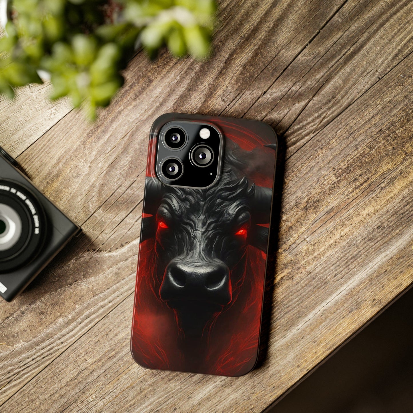 Red Eye Bull Slim Phone Case - Colorwink