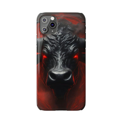 Red Eye Bull Slim Phone Case - Colorwink