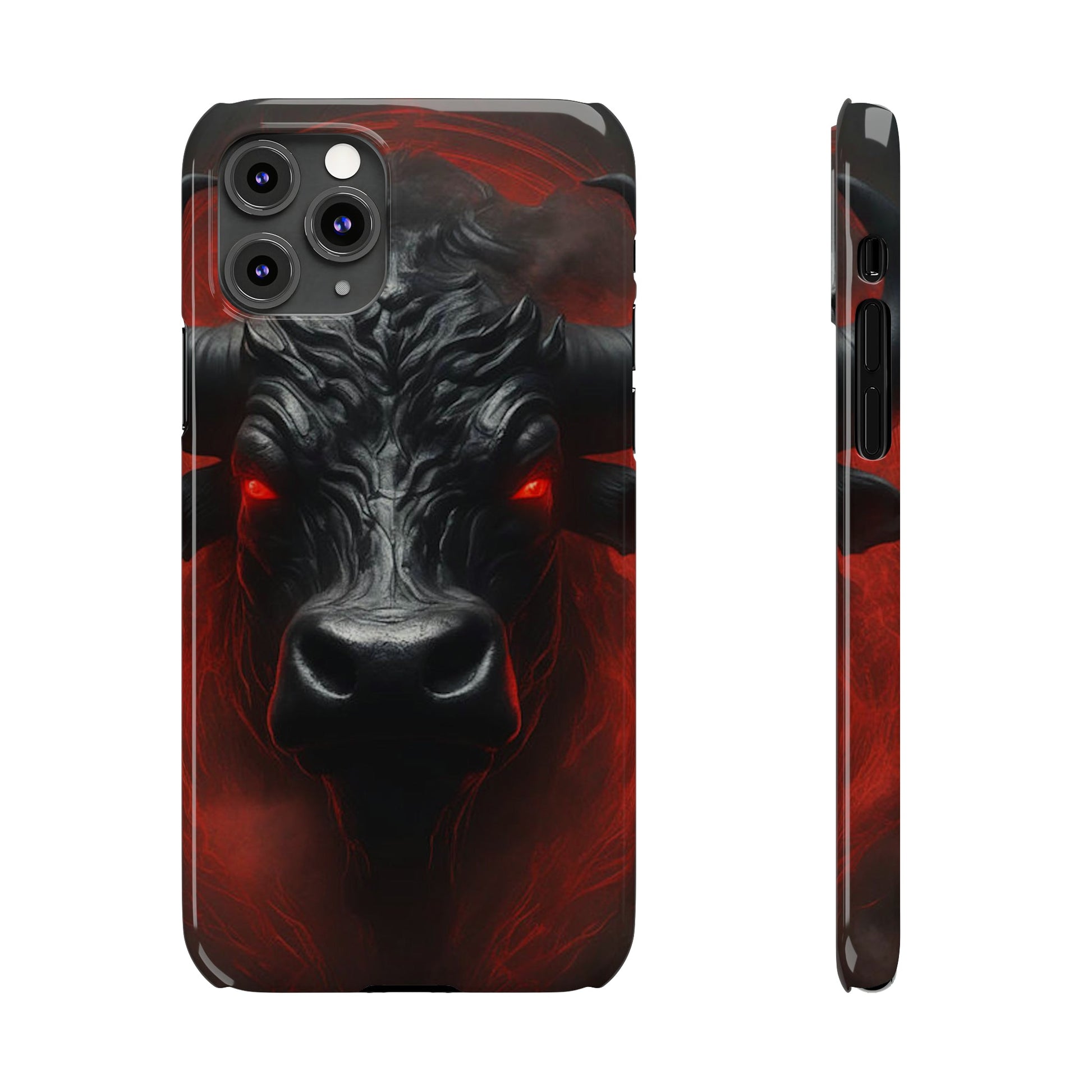 Red Eye Bull Slim Phone Case - Colorwink