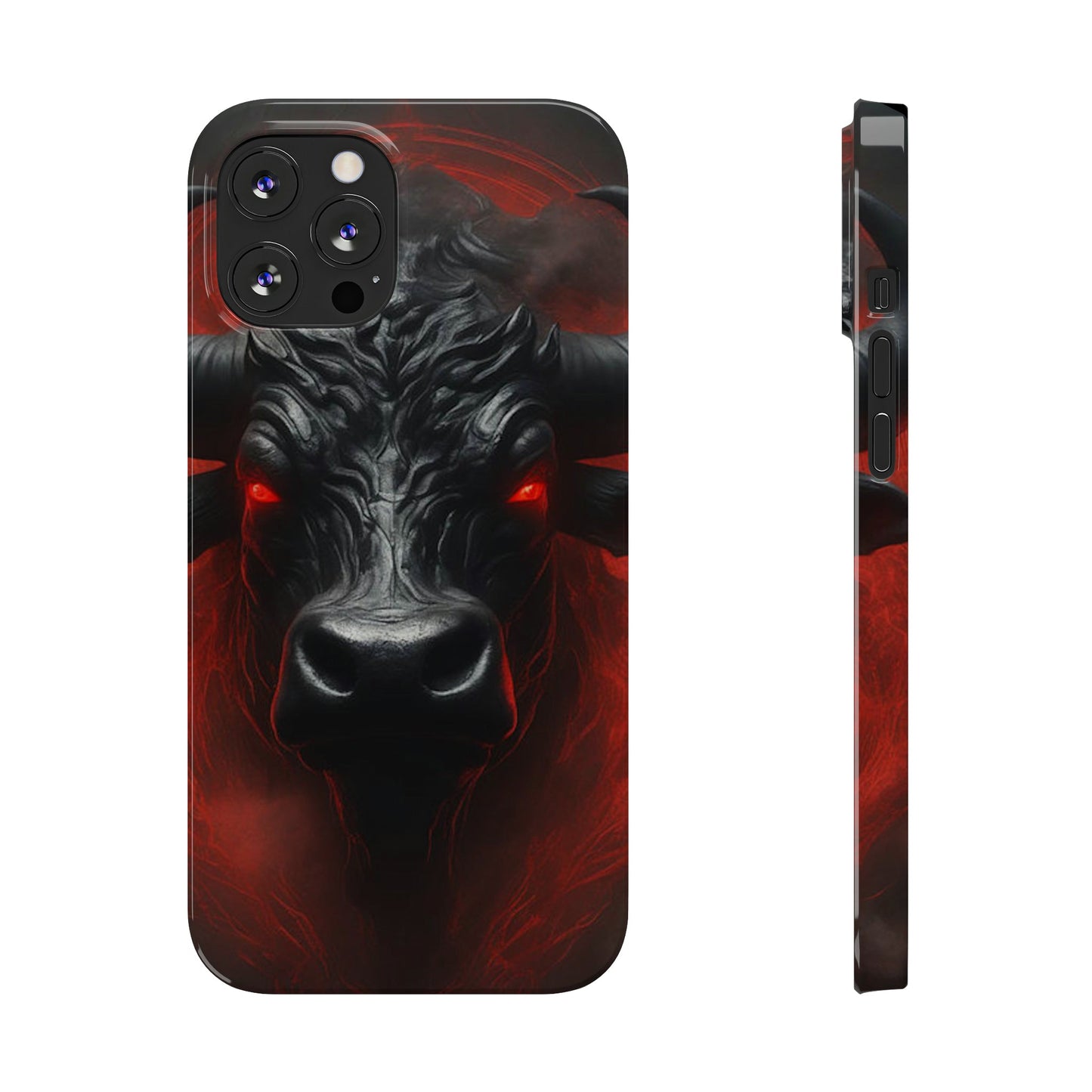 Red Eye Bull Slim Phone Case - Colorwink