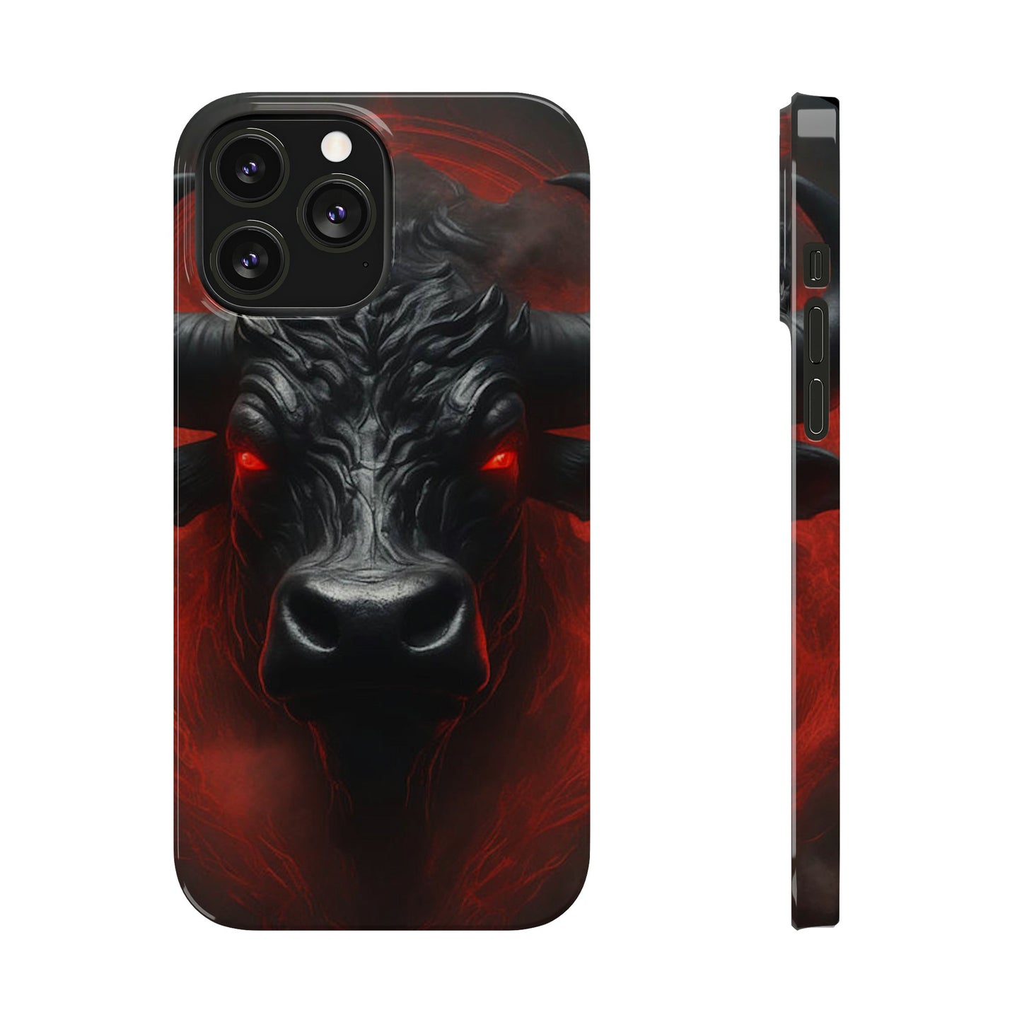 Red Eye Bull Slim Phone Case - Colorwink