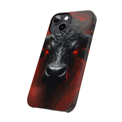 Red Eye Bull Slim Phone Case - Colorwink