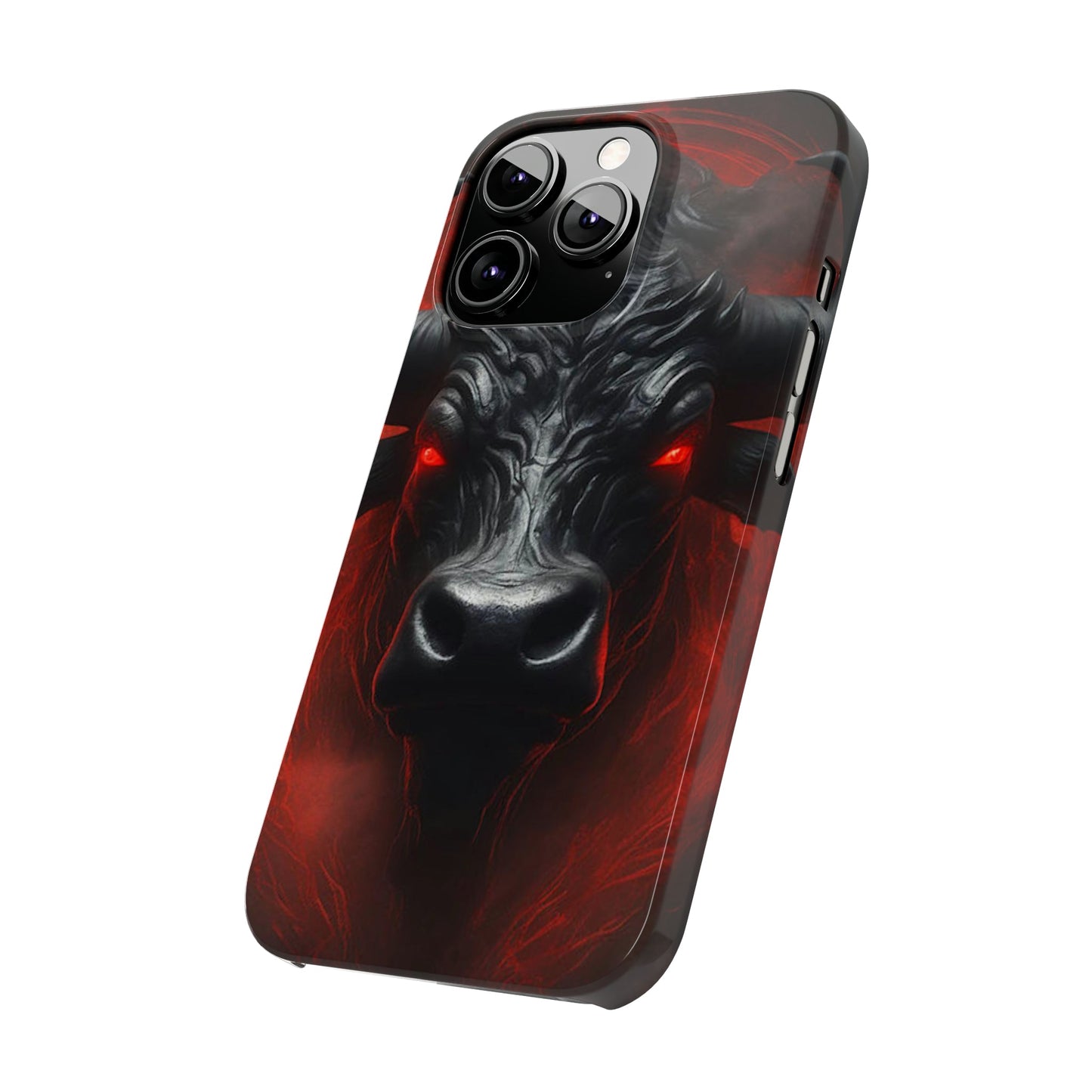 Red Eye Bull Slim Phone Case - Colorwink