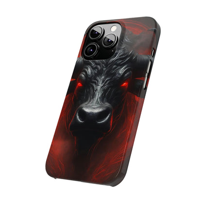 Red Eye Bull Slim Phone Case - Colorwink