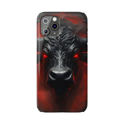 Red Eye Bull Slim Phone Case - Colorwink