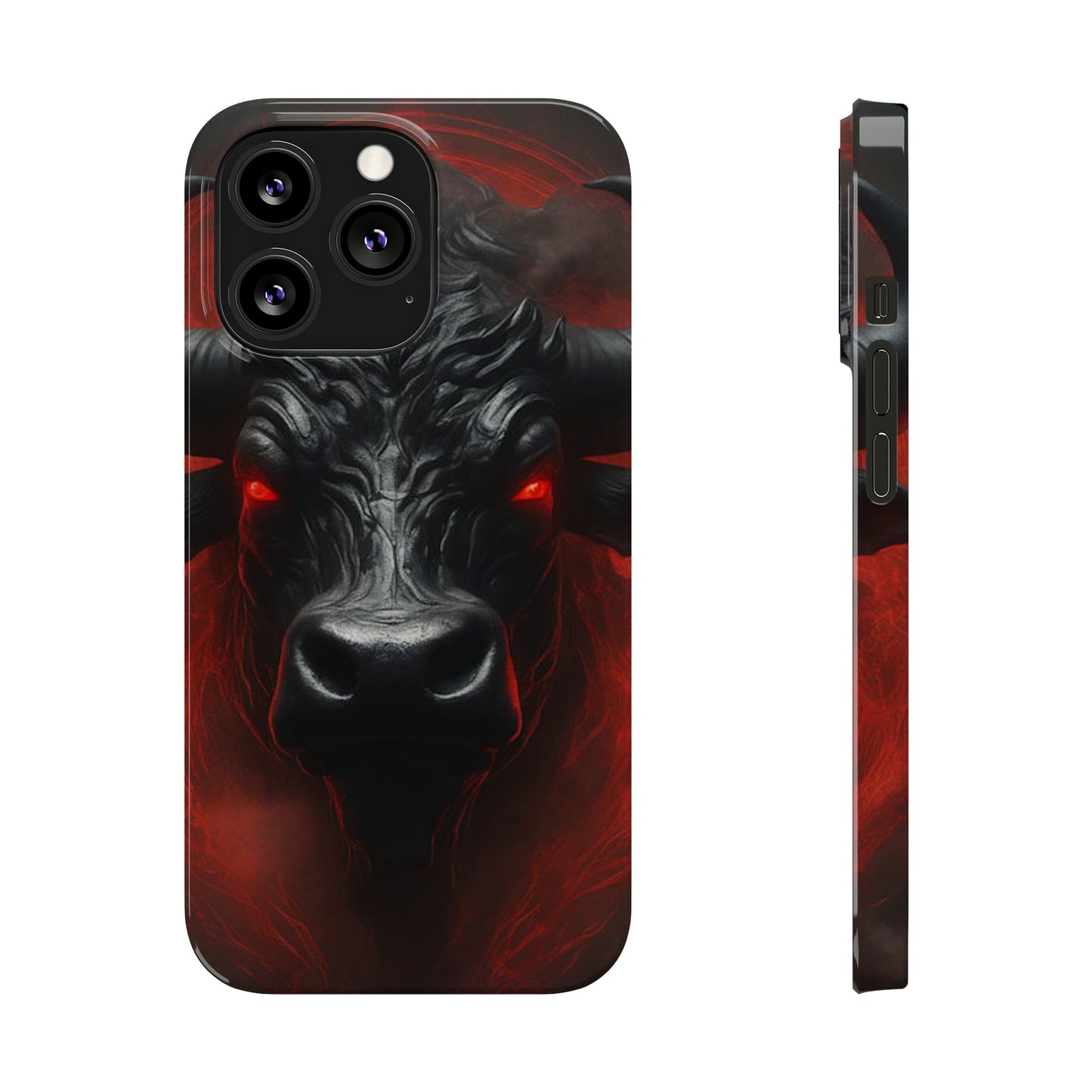 Red Eye Bull Slim Phone Case - Colorwink