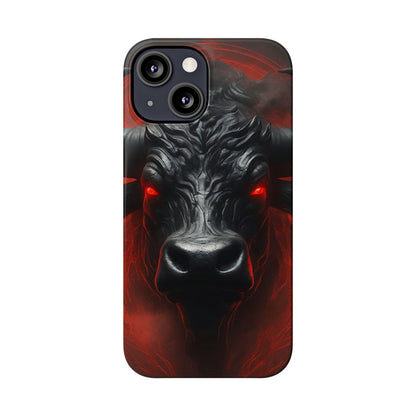 Red Eye Bull Slim Phone Case - Colorwink