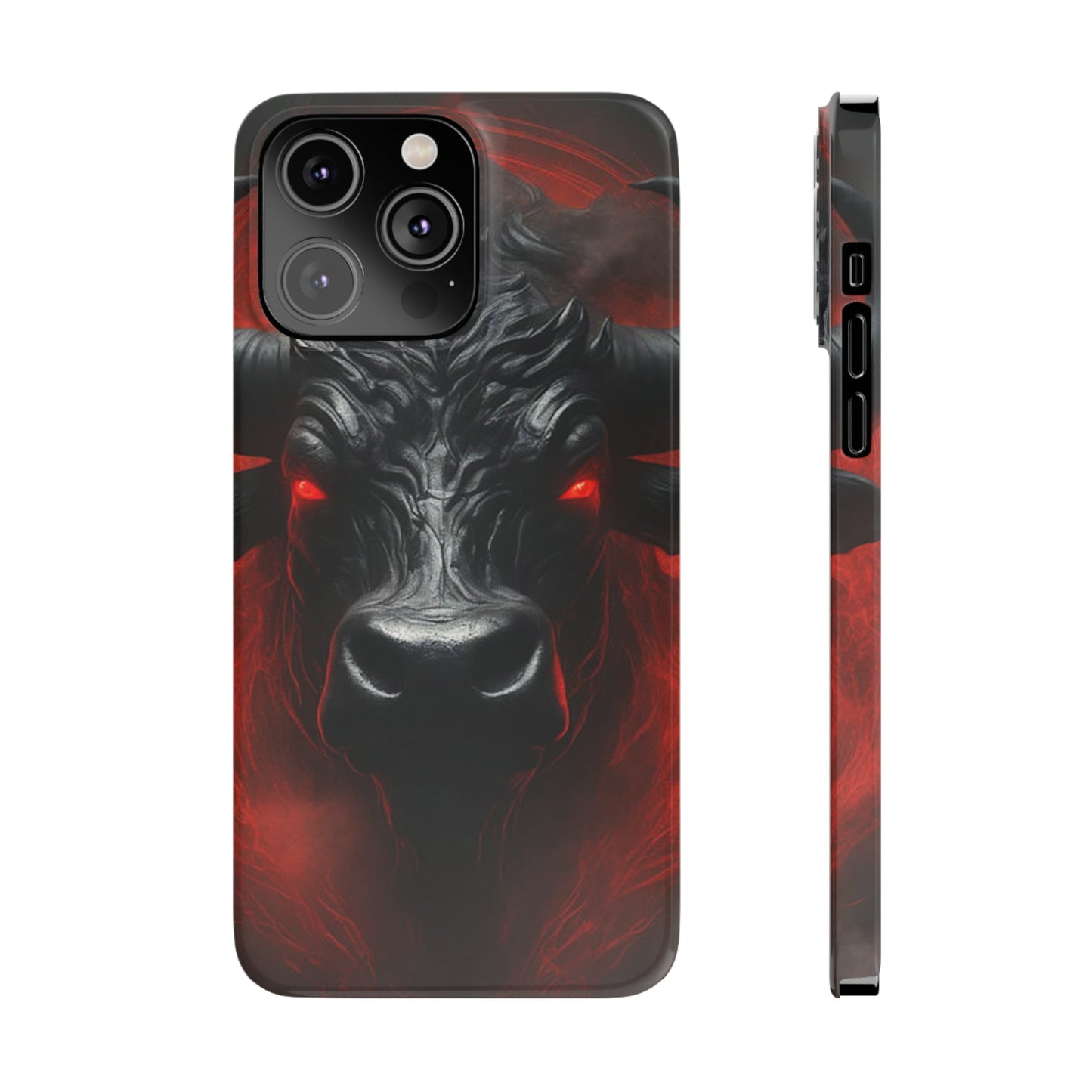 Red Eye Bull Slim Phone Case - Colorwink